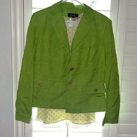 Lime Green Blazer - Picture 1 of 8